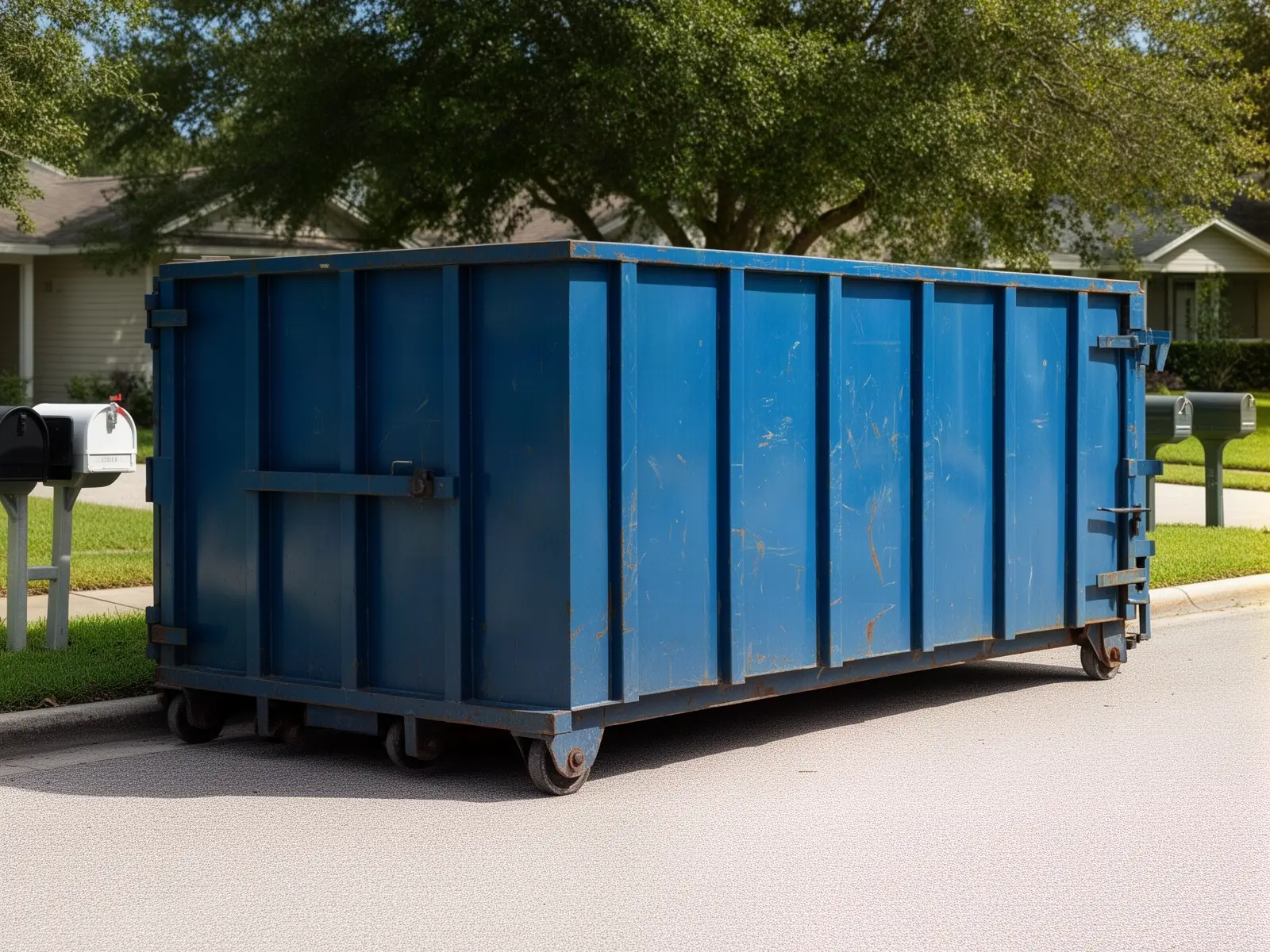 Roll-off dumpster from Steiner & Tharp Dumpster Rental in Springfield, MA
